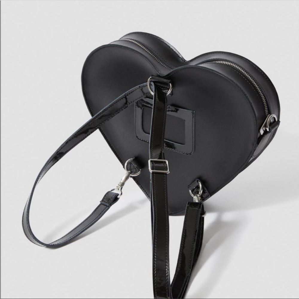 Dr. Martens Heart Shaped Leather Backpack NWT - Picture 2 of 2